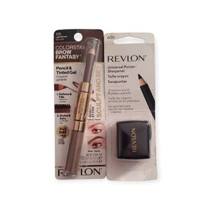 Revlon ColorStay Brow Fantasy Pencil & Tinted Gel 108 Light Brown with Sharpener